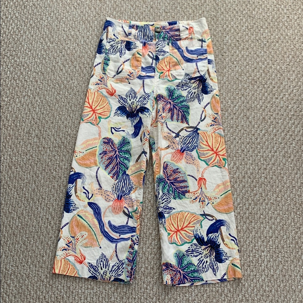 Anthropologie Colette Crop Pant Sarah Gordon Edition - Picture 7 of 16
